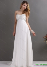 Top Selling Sweetheart Wedding Dress with Beading for 2015