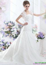 Maternity A Line Strapless Wedding Dress for 2015