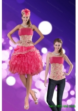 Wonderful Strapless 2015 Detachable Prom Skirts with Appliques and Ruffles