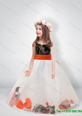 Pretty Ball Gown Scoop Belt Little Girl Pageant Dresses