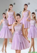 2015 Fall Elegant and Brand New Style A Line Chiffon Dama Dress