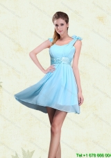 Perfect A Line Straps Dama Dresses with Ruching and Bowknot