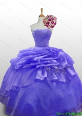 Cute Beaded and Paillette Quinceanera Dresses with Ruffled Layers for 2015