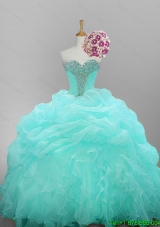 Gorgeous Sweetheart Beaded Quinceanera Dresses with Ruffled Layers