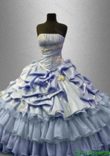 Beautiful Ruffled Layers Sweet 16 Gowns with Pick Ups