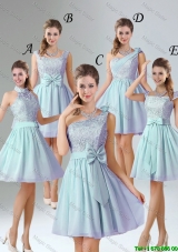 2016 Romantic A Line Lace Prom Dresses