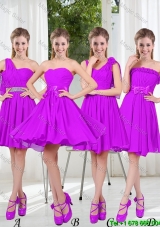 Pretty Sweetheart Beading Short Prom Dresses in Purple