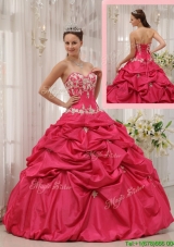 2016  Fashionable Ball Gown Sweetheart Appliques Quinceanera Dresses