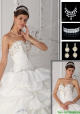 Fashionable Ball Gown Sweetheart Quinceanera Dresses in White
