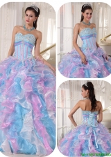 Luxurious Sweetheart Ruffles and Appliques Quinceanera Dresses