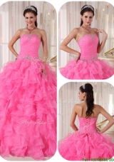 Most Popular Ball Gown Strapless Sweet 16 Gowns with Beading