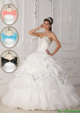 Most Popular White Ball Gown Sweetheart Quinceanera Dresses