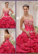 New Style Sweetheart Appliques and Pick Ups Quinceanera Dresses