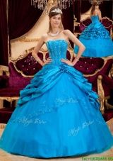 Plus Size Ball Gown Strapless Floor Length Quinceanera Dresses
