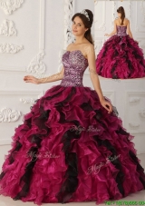 Elegant Multi Color Ball Gown Floor Length Sweet 16 Quinceanera Gowns