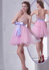 Lovely Sweetheart Beading Pink Short Best Selling Prom Gowns for Cocktail