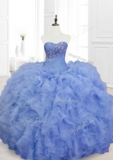 2016 New Style Custom Made Quinceanera Dresses with Beading and Ruffles