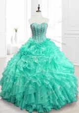 Best Selling Custom Made Quinceanera Dresses in Apple Green