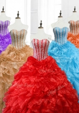 Hot Sale Custom Made Quinceanera Dresses with Beading
