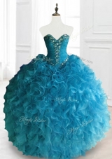 Latest Custom Made Quinceanera Dresses in Blue