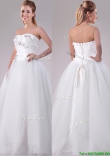 Brand New Really Puffy Sweetheart Beaded Long Wedding Dress in Tulle