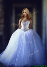 Discount Really Puffy Sweetheart Wedding Dress with Beading