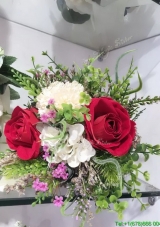 Wonderful Round Shape Wedding Bouquet in Multi Color