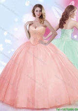 Best Selling Tulle Big Puffy Quinceanera Dress with Beading