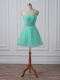 Mini Length Apple Green Party Dress Wholesale Sweetheart Sleeveless Lace Up