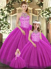 Super Sleeveless Lace Up Floor Length Beading Sweet 16 Dresses