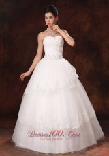 Designer Ball Gown Appliques Sweetheart 2013 New Style Wedding Dress In Huntsville Alabama