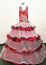 Custom Made Exclusive Halter Top Little Girl Pageant Dresses Hottest 2013  Pageant Dresses
