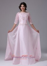 Elegant 1/2 Sleeves and Appliques For 2013 Mother Of The Bride Dress With Taffeta In Brisbane California