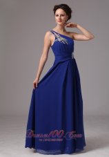 Best Royal Blue One Shoulder Appliques Prom / Evening Dress For Prom Party In Lithonia Georgia
