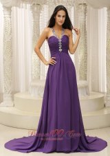 Best V-neck Beaded Decorate Shoulder Ruched Bodice For Modest Dress In New Jersey