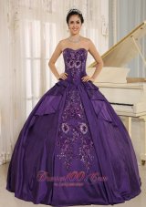 Eggplant Purple Embroidery Quinceanera Dress With Sweetheart In 2013 Pretty
