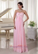 On Sale Sweetheart Beaded Prom / Evening Dress Chiffon and Satin Baby Pink