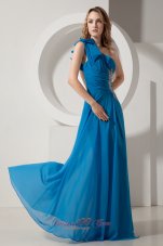 On Sale Sexy Sky Blue One Shoulder Backless Prom / Evening Dress On Sale