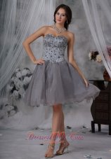 Coralville Iowa Lovely 2013 For Prom / Homecoming Dress Beaded Decorate Up Bodice Knee-length