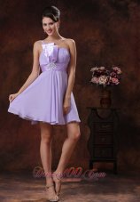 Lilac One Shoulder Short Prom Dress In 2013 Lake Havasu City Arizona