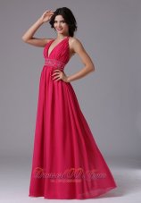 Discount Coral Red Halter For 2013 Prom Dress In Brentwood California With Beaded Decorate Waist