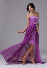 Detachable High-low and Rainestones Over Skirt For Prom Dress In Burlingame California  Cocktail Dress
