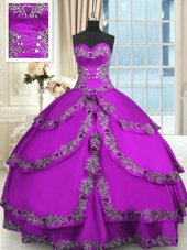 Organza Sweetheart Sleeveless Lace Up Beading and Ruching Sweet 16 Dresses in Green