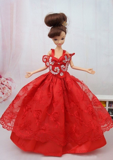 party wear barbie gown for women