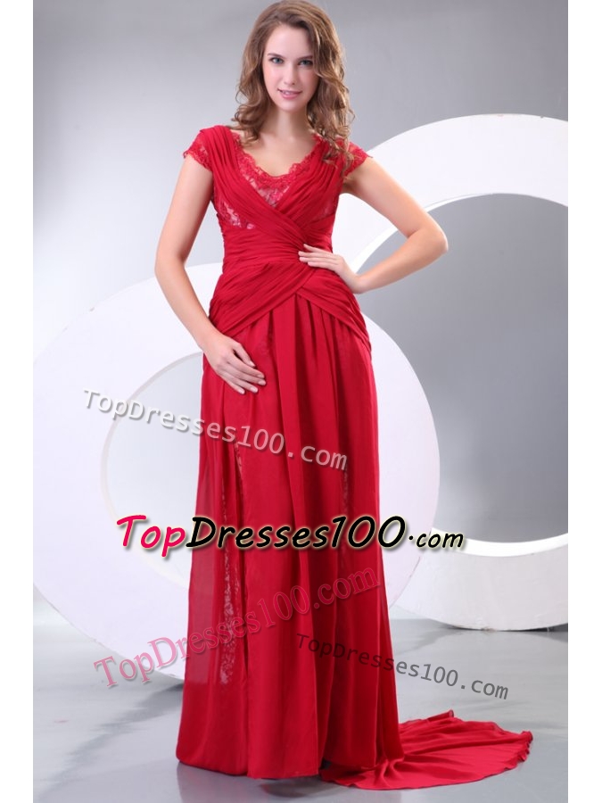... -watteau-train-wine-red-prom-dress-with-short-sleeves-p-11078.html