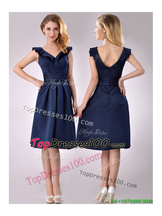 navy christmas party dress