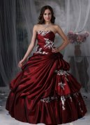 Burgundy Quinceanera Dresses