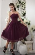 Dark Purple Bridesmaid Dresses