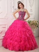 Hot Pink Quinceanera Dresses