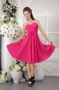 Hot Pink Bridesmaid Dresses